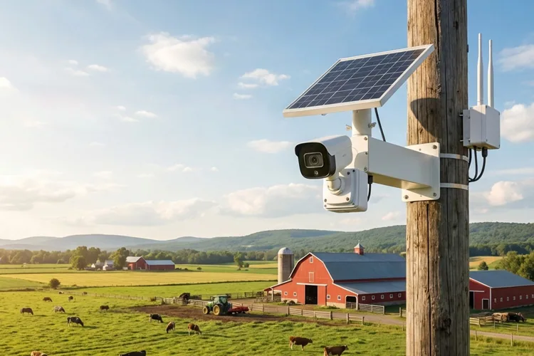 Rozwiązanie zasilania solarnego CCTV dla gospodarstw